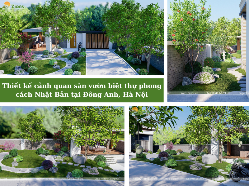 Dự án thiết kế sân vườn - Zions