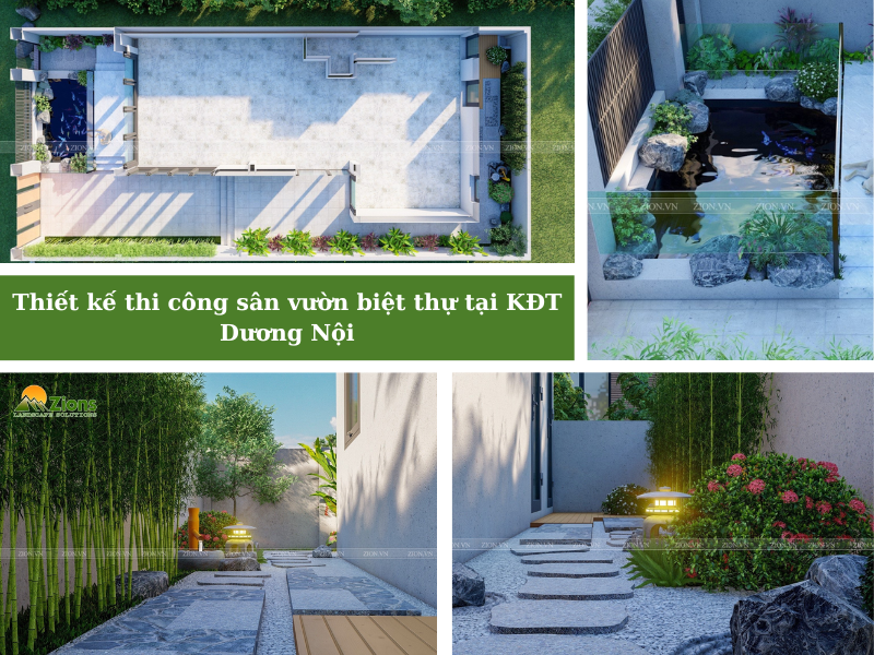 Dự án thiết kế sân vườn - Zions