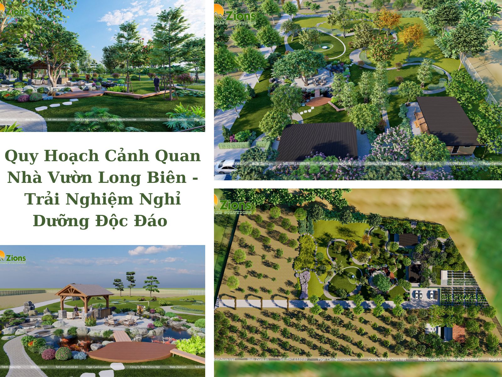 cảnh quan nghỉ dưỡng nhà vườn