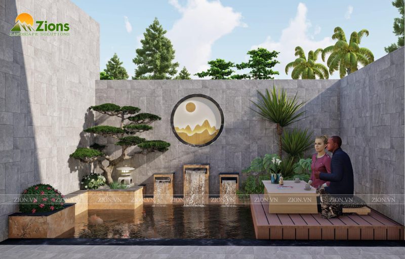 Thiết kế hồ cá koi hiện đại - Zions