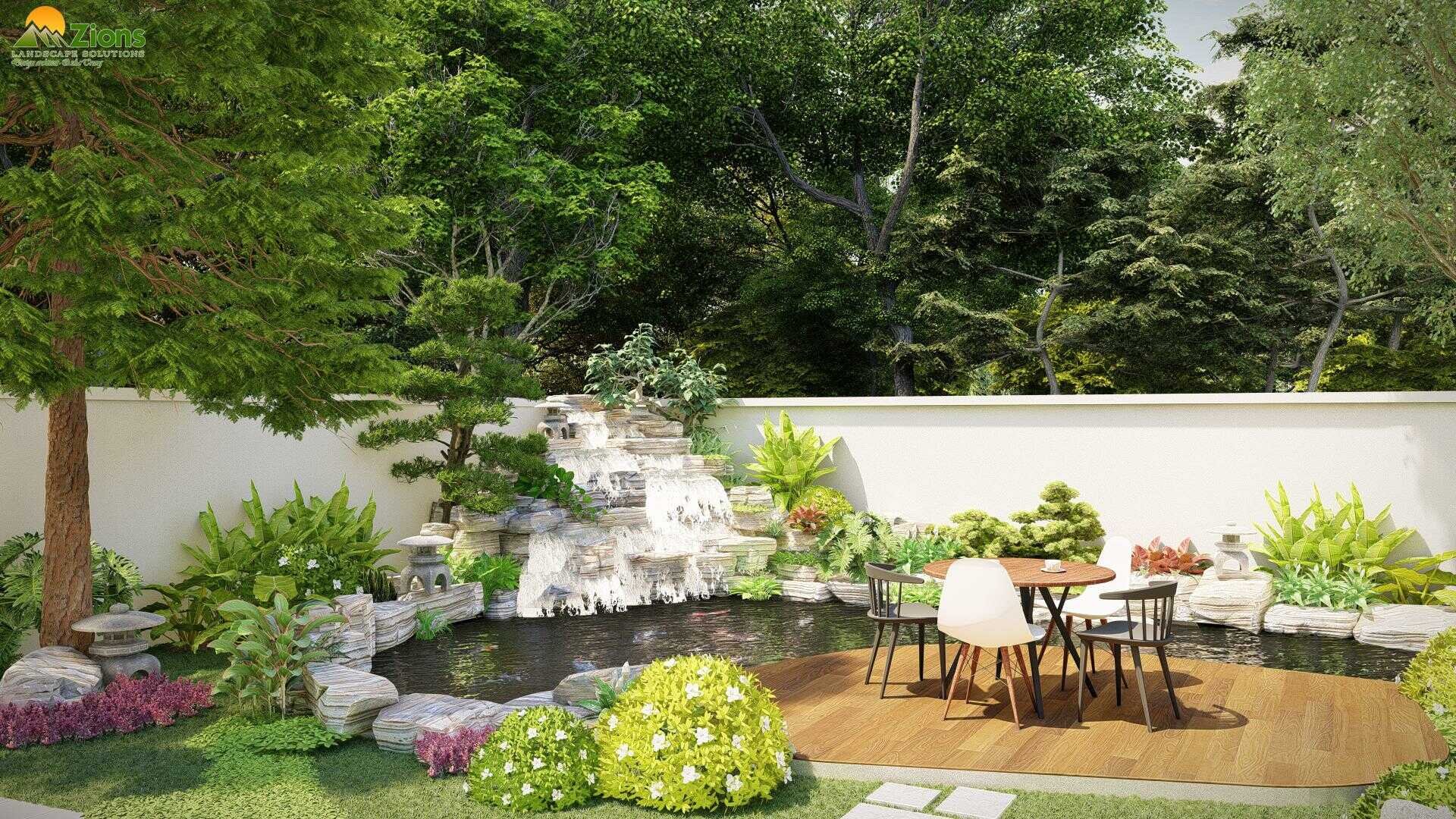 Thiết Kế Sân Vườn Biệt Thự Tại Ninh Bình