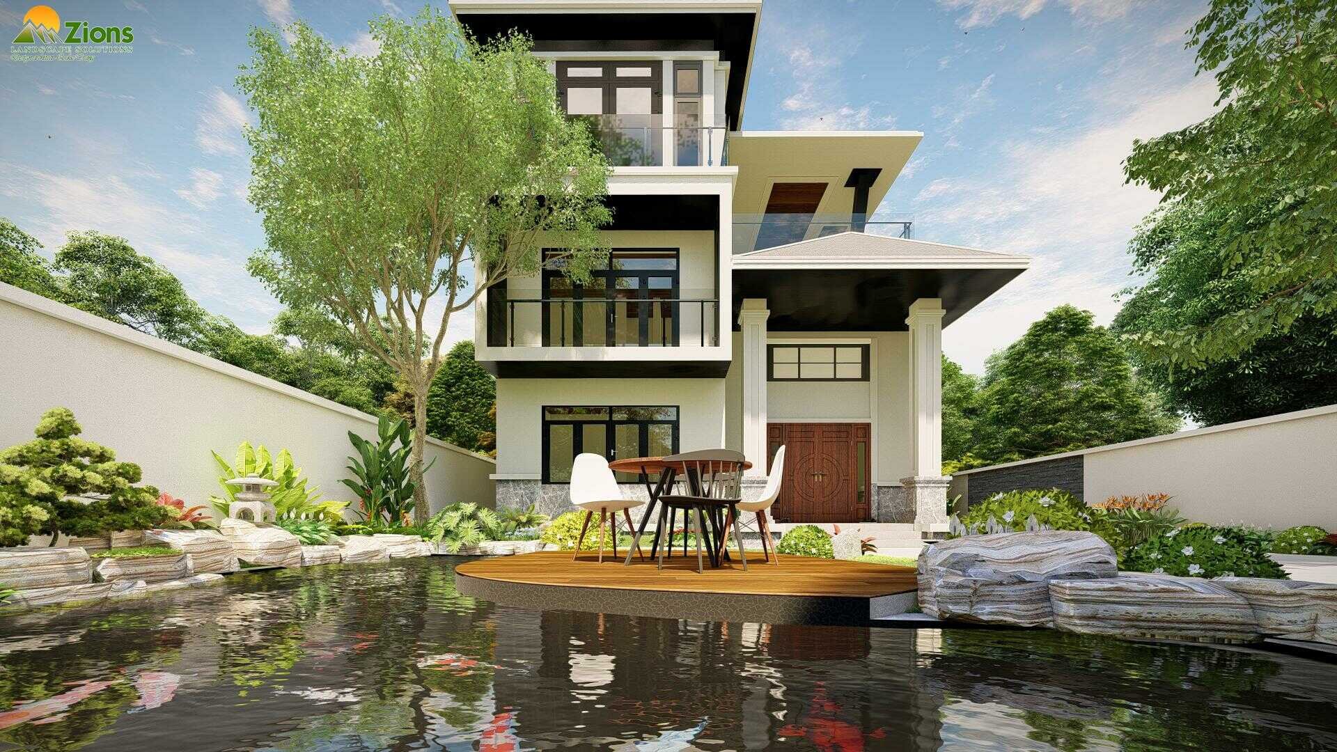 Thiết kế sân vườn tại Ninh Bình