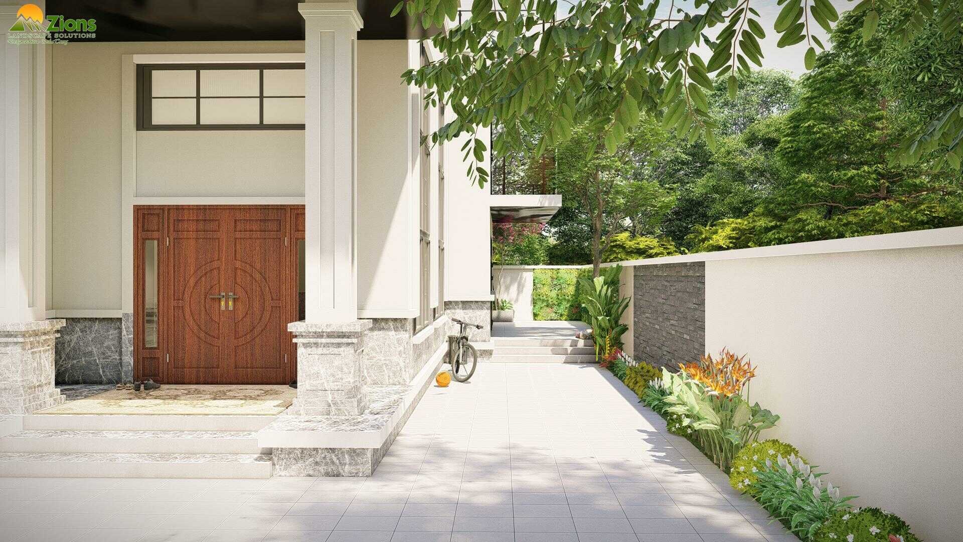 Thiết Kế Sân Vườn Biệt Thự Tại Ninh Bình