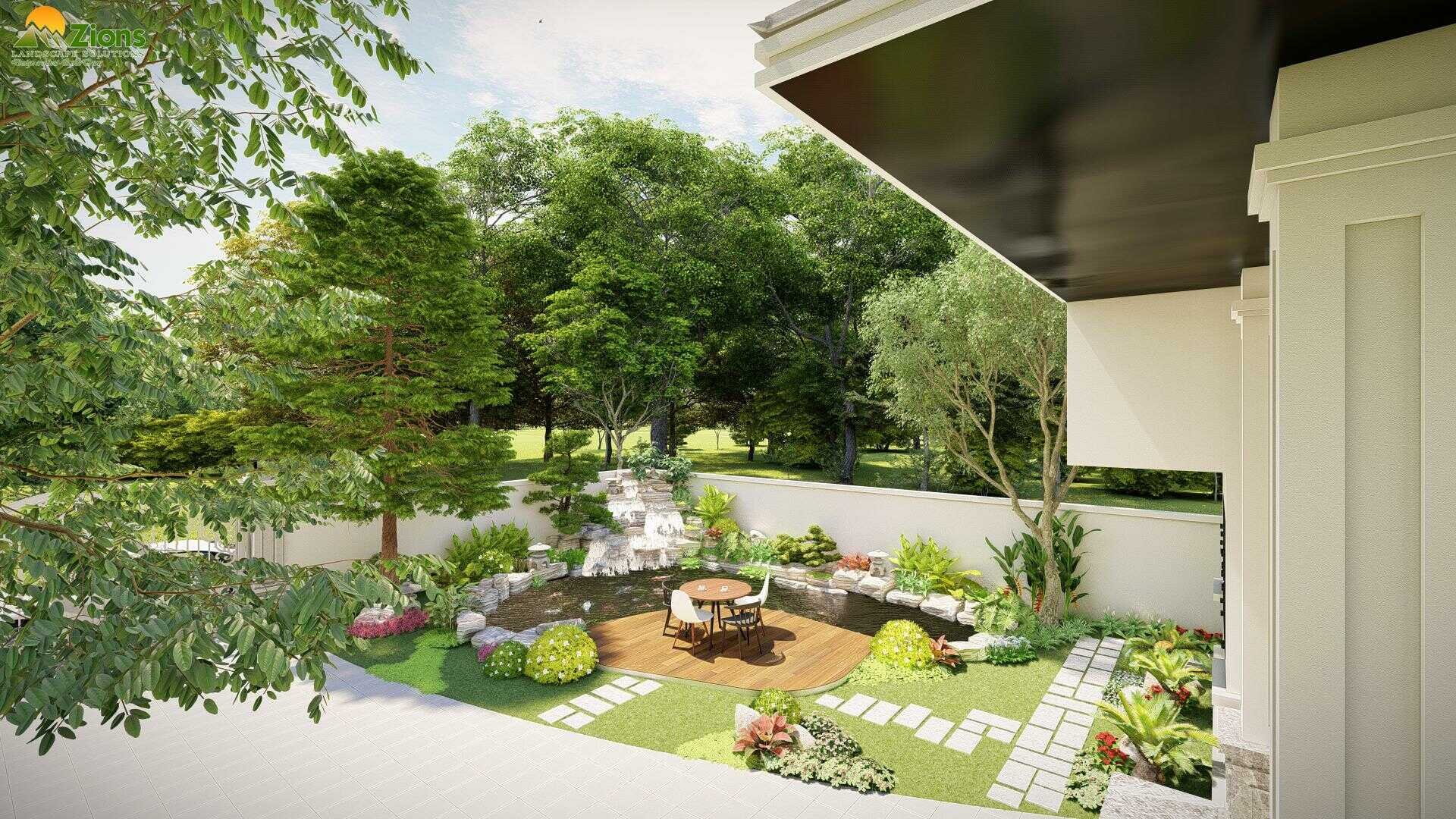 Thiết Kế Sân Vườn Biệt Thự Tại Ninh Bình