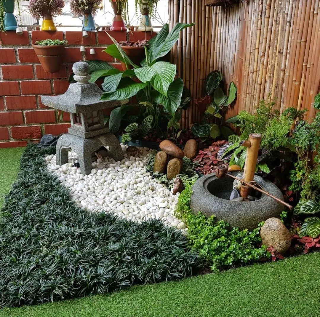 ý tưởng thiết kế sân vườn nhật độc đáo