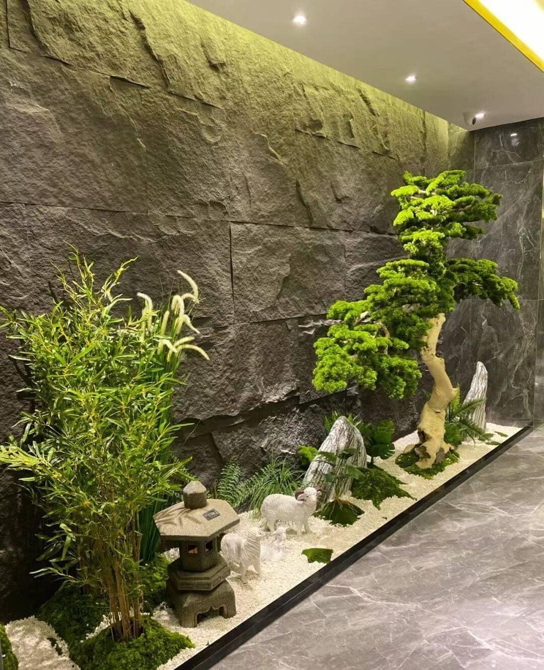 Tiểu cảnh vườn Nhật trong nhà