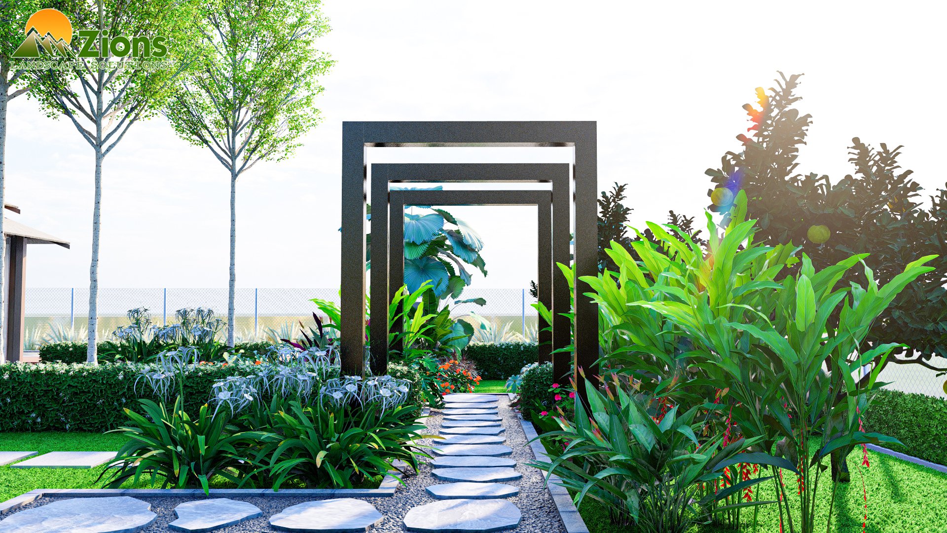 Thiết kế sân vườn nghỉ dưỡng gia đình - second home - zions