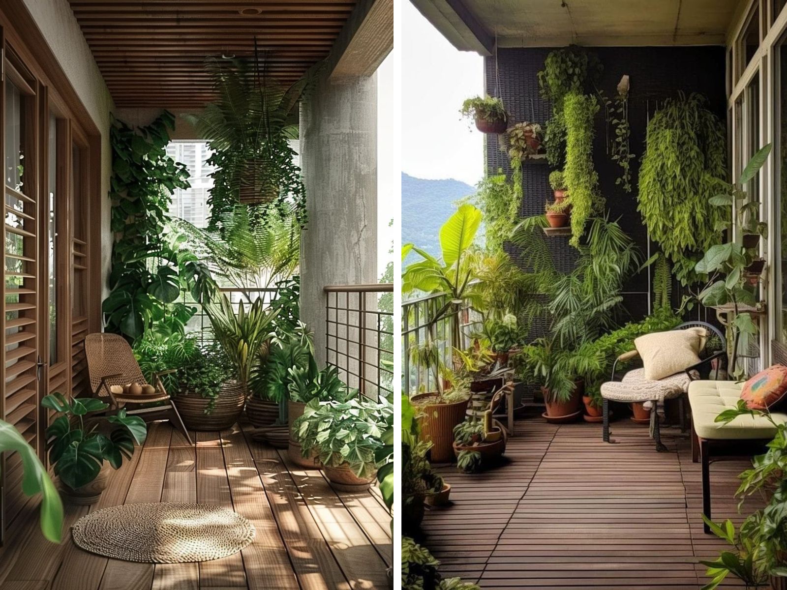 tiểu cảnh ban công nhiệt đới - zions