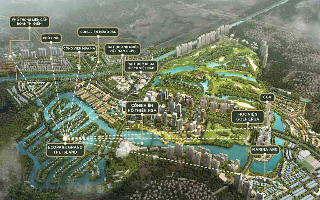 Biệt thự đảo ecopark