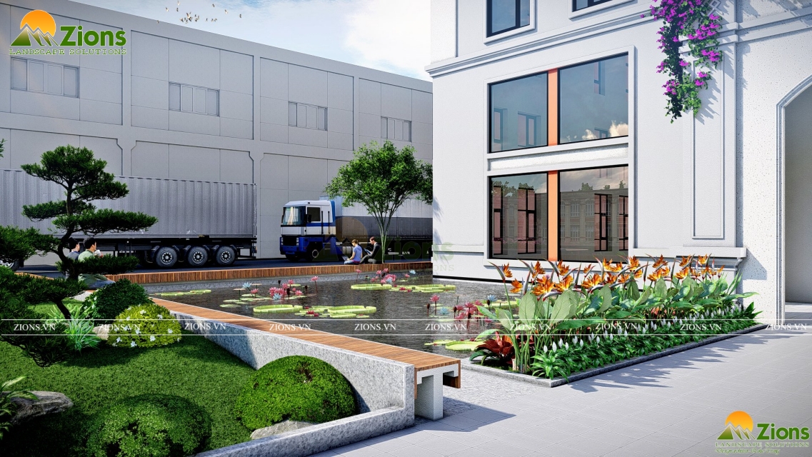 Quy hoạch cảnh quan nhà máy CNC