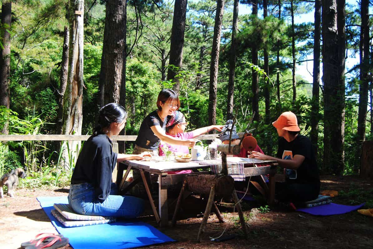 trải nghiệm của khách hàng về farmstay