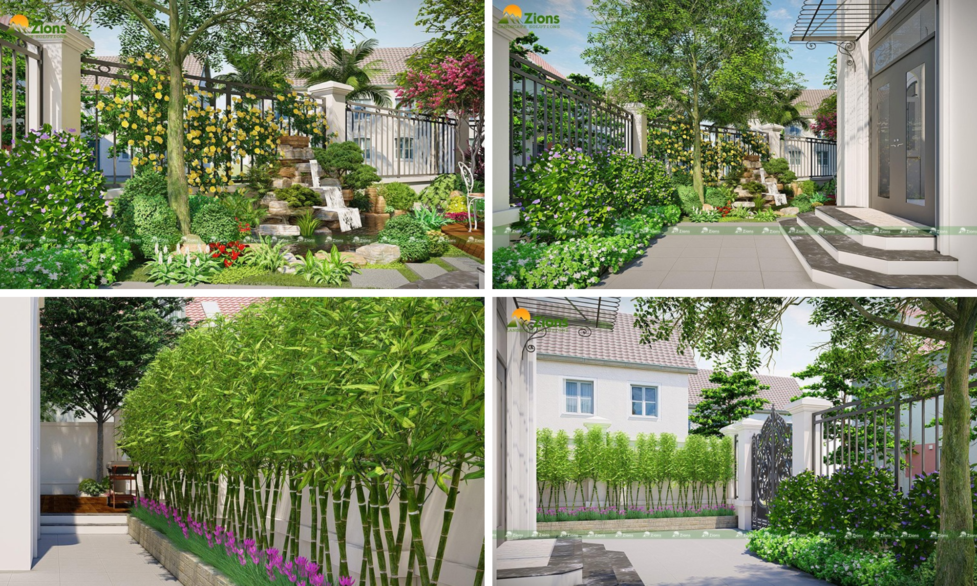 Thiết kế sân vườn biệt thự tại Vinhomes Ocean Park