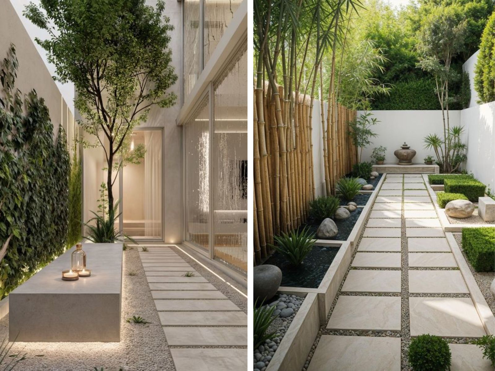 ý tưởng thiết kế vườn bên hông nhà 