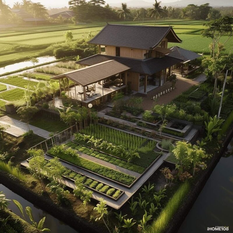 Thiết kế cảnh quan nhà vườn nghỉ dưỡng zions