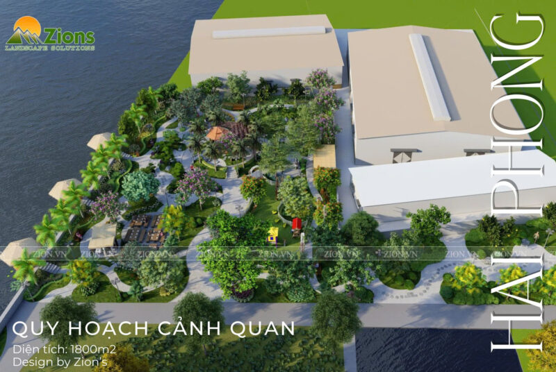 Thiết kế quy hoạch cảnh quan tại hải phòng zions