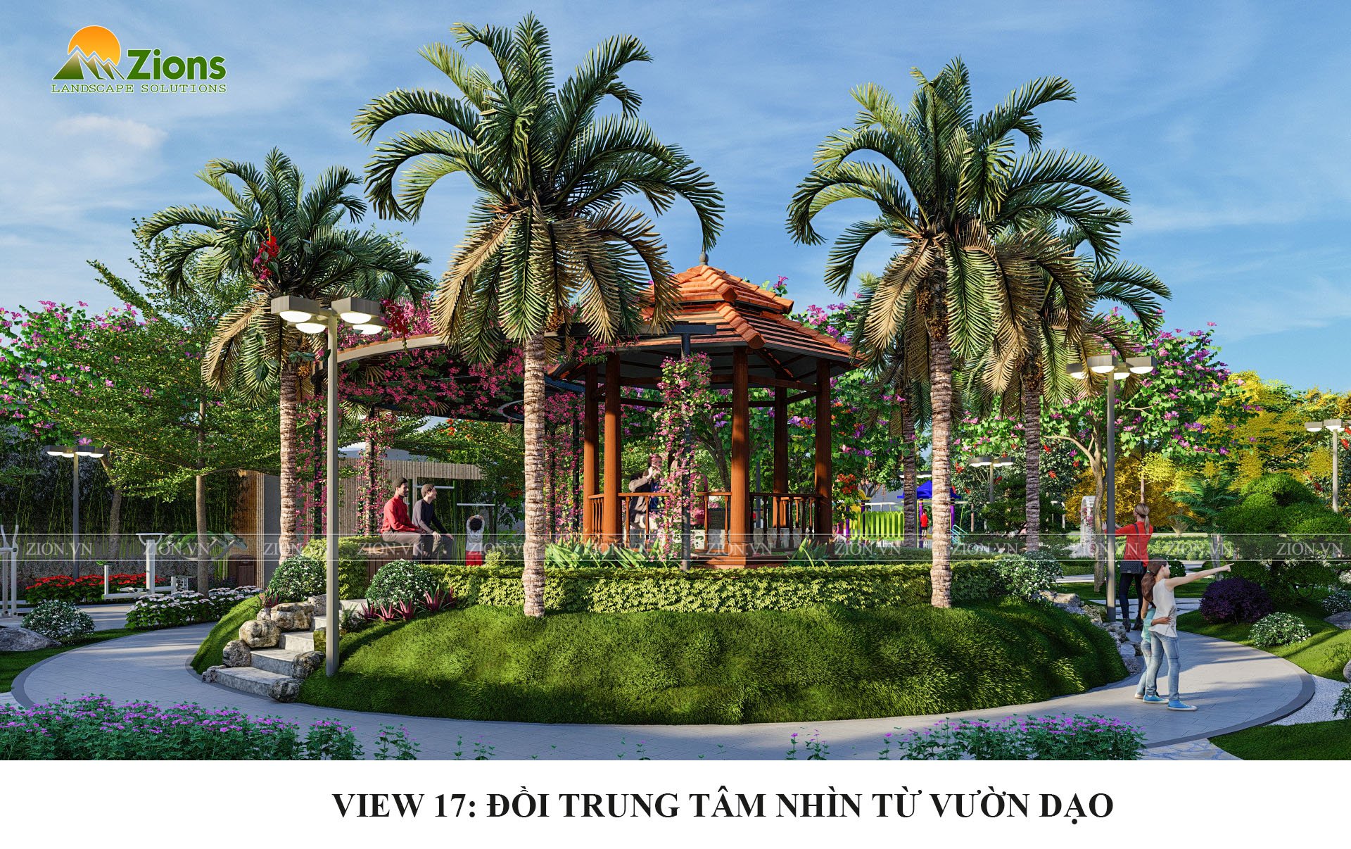 quy hoạch cảnh quan 1800m2 tại hải phòng - thiết kế vườn nhật