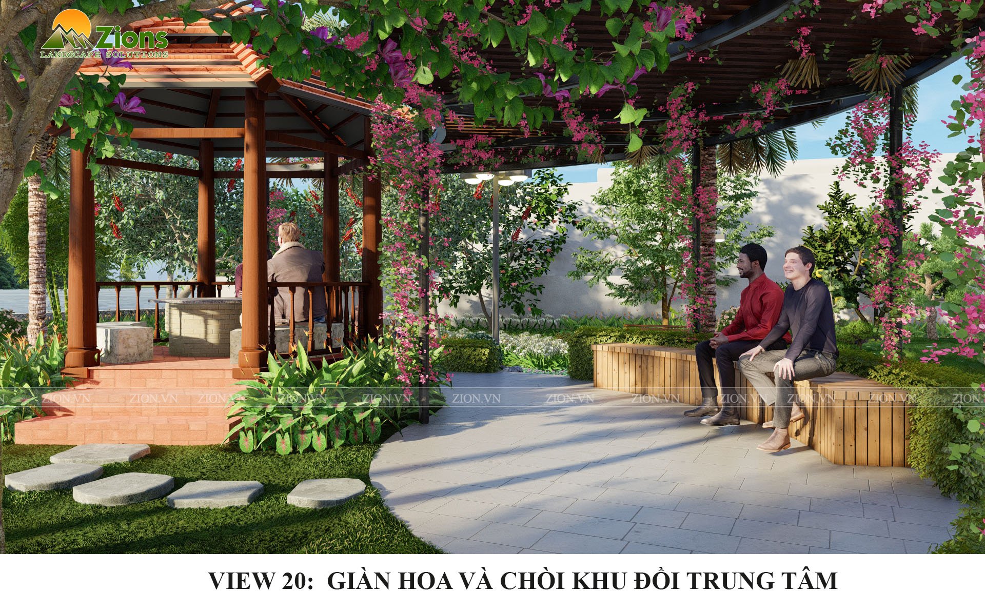 quy hoạch cảnh quan 1800m2 tại hải phòng - thiết kế vườn nhật