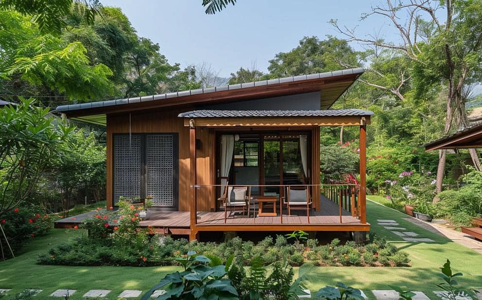Thiết kế sân vườn đẹp nhà cấp 4
